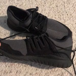 adidas tubular gray and black